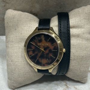 Michael Kors double strap watch